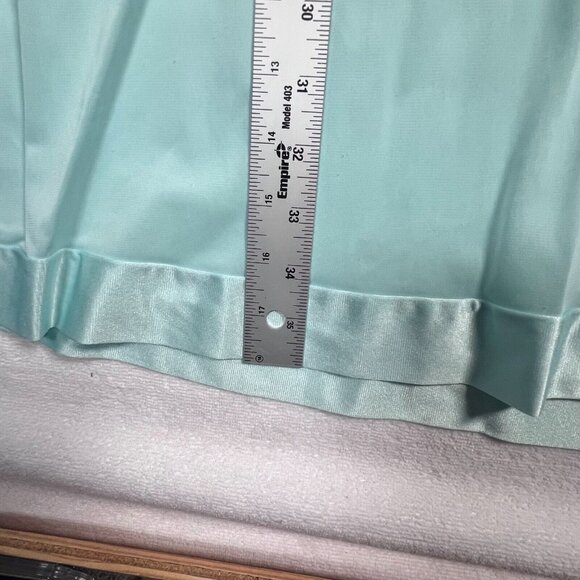 Vintage Vanity Fair Nightie Blue Sleeveless Nylon Nightgown LG USA - Picture 14 of 14